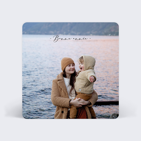 Carte de voeux Tirets Bonne Année