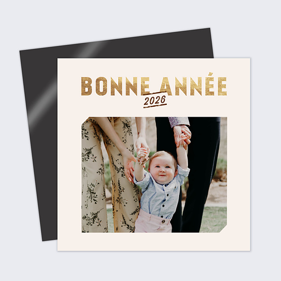 Carte de voeux Typo graphique