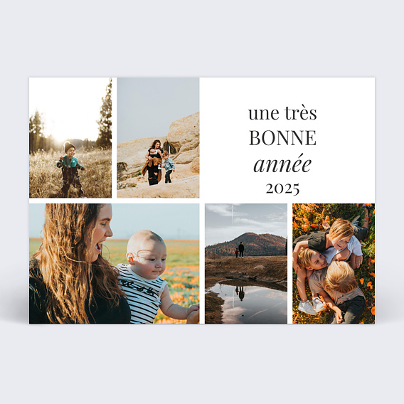 Carte de voeux Joli multi