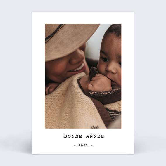 Carte de voeux Polaroïd Simple