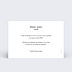 Carte de voeux Etiquette Verso