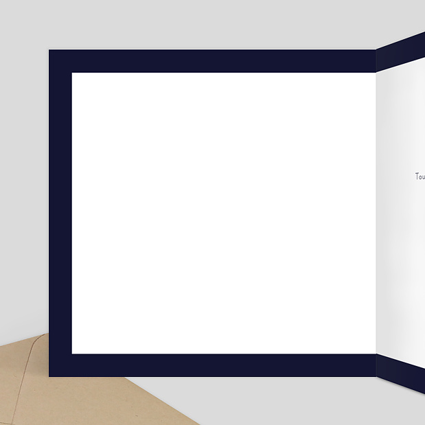 Carte de voeux Rétrospective photomaton Intérieur Gauche