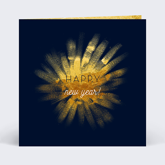 Carte de voeux Envolée festive