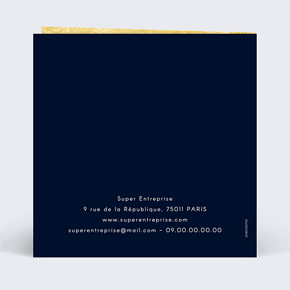 Carte de Voeux Entreprise Grande Envolée Festive