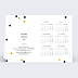 Carte de Voeux Entreprise Calendrier Pois
