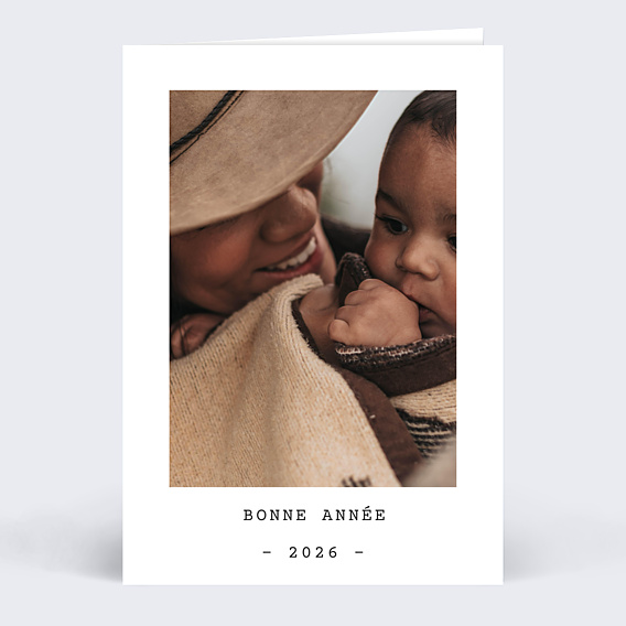 Carte de voeux Polaroïd Simple