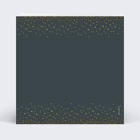 Carte de voeux Élégance Verso