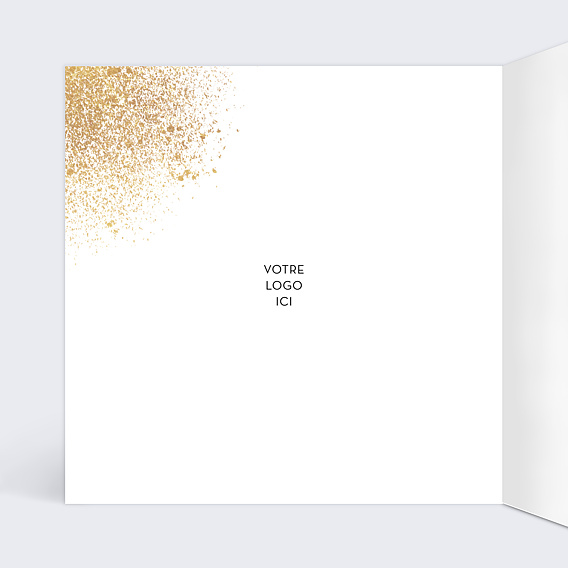 Carte de vœux entreprise Jolie Terre Intérieur Gauche