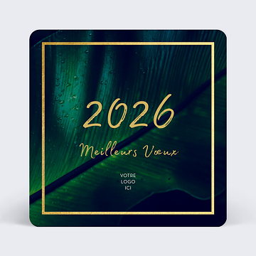 Carte de voeux virtuelle entreprise 2022 Tropical