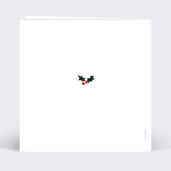 Carte de Voeux Particuliers Décorations de Noël