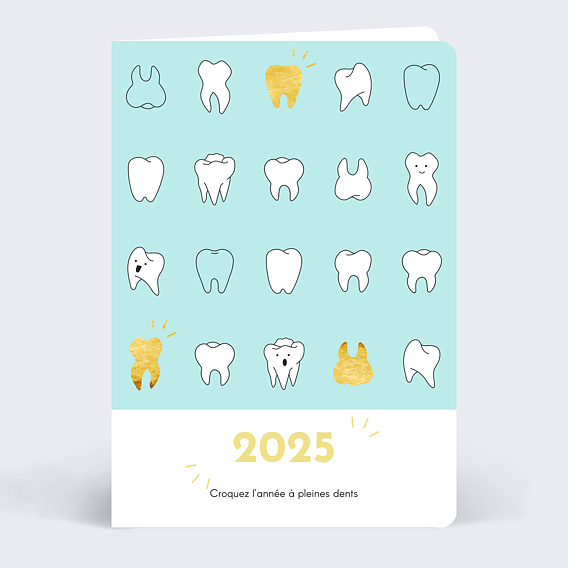 Carte de vœux entreprise Toutes ses Dents