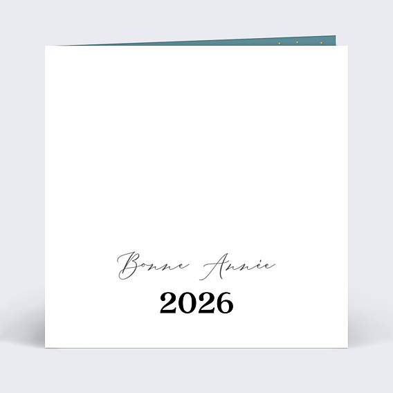 Carte de Voeux Particuliers Découpe Sapin