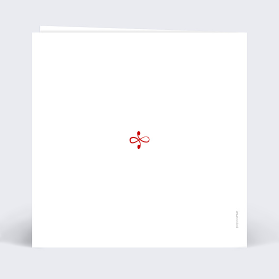 Carte de voeux Cadre Meilleurs Voeux Dorure Verso