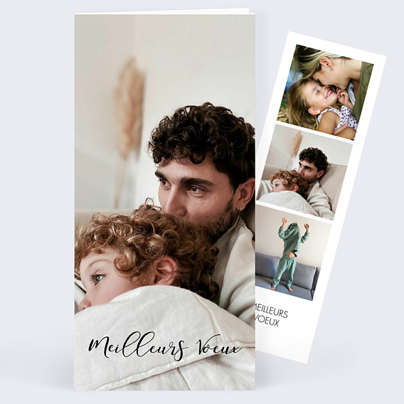 Carte de voeux Calligraphie Meilleurs Voeux