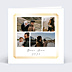 Carte de Voeux Particuliers Dorure Cadre 4 photos