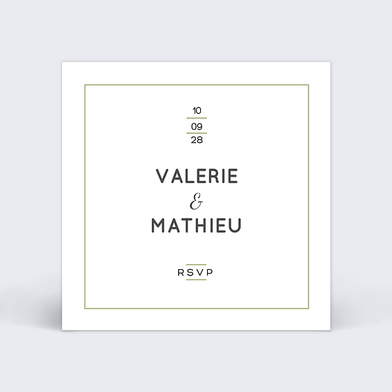 Carton réponse mariage Graphique