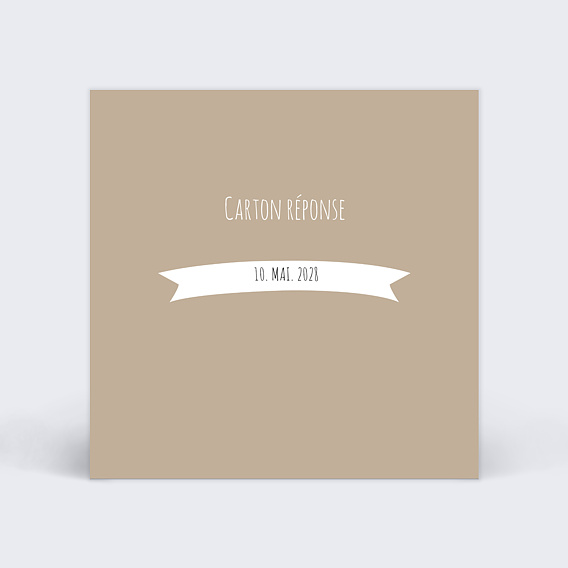 Carton réponse mariage Nous Nous Marions