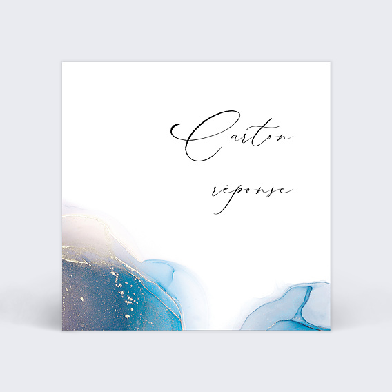 Carton réponse mariage Opaline