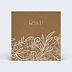 Carton réponse mariage Dentelle Kraft