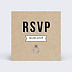 Carton réponse mariage Vintage Ludique