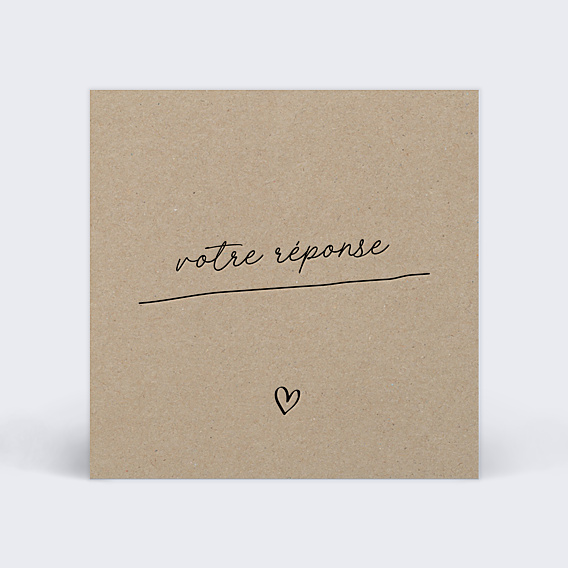 Carton Réponse Mariage Message Humoristique