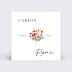 Carton Réponse Mariage Éveil des fleurs