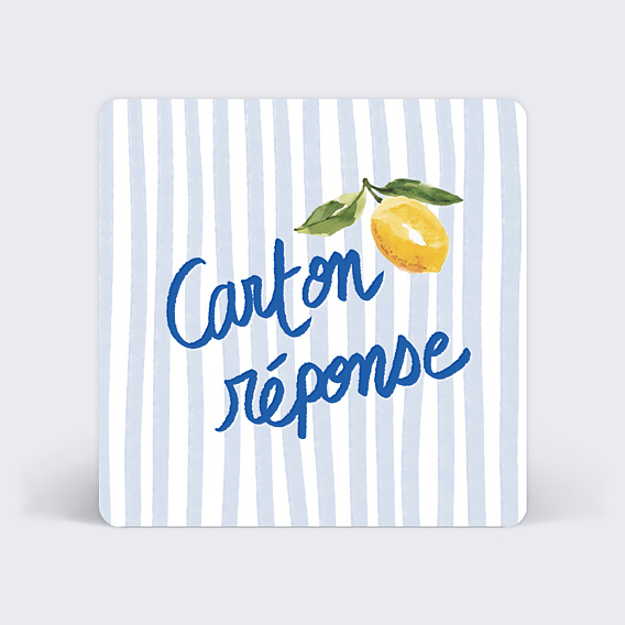 Carton Réponse Mariage Dolce Vita