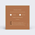 Carton réponse mariage Booklover Verso