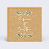 Carton Réponse Mariage Lauriers Simple