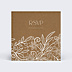 Carton Réponse Mariage Dentelle Kraft
