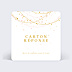 Carton Réponse Mariage Fairy Lights