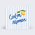 Carton Réponse Mariage Dolce Vita