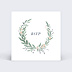 Carton réponse mariage Couronne de Laurier