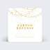Carton réponse mariage Fairy Lights