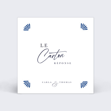 Carton Rponse Mariage Azulejos