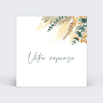 Carton Rponse Mariage Bohemia