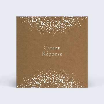 Carton Rponse Mariage Couronne Dentelle