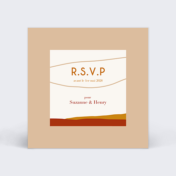Carton Réponse Mariage Dream
