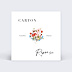 Carton Réponse Mariage Éveil des fleurs