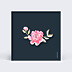 Carton Réponse Mariage RSVP Dark Peony