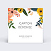 Carton Réponse Mariage Bouquet Printanier
