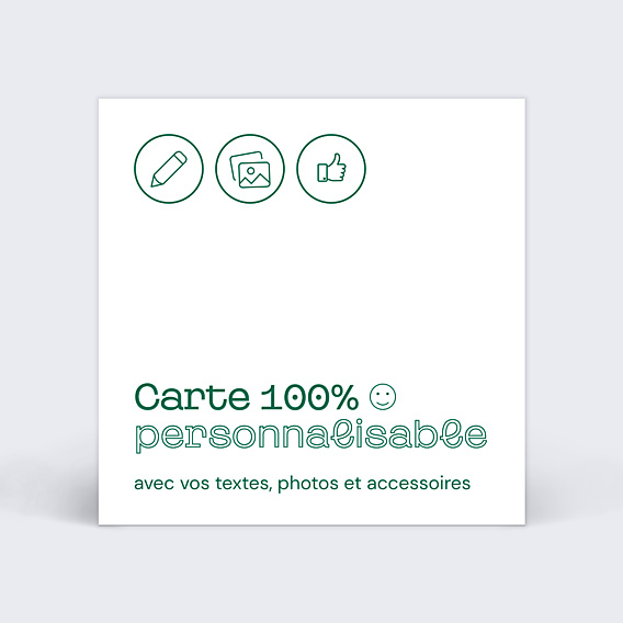 Carton Réponse Mariage 100% Personnalisable