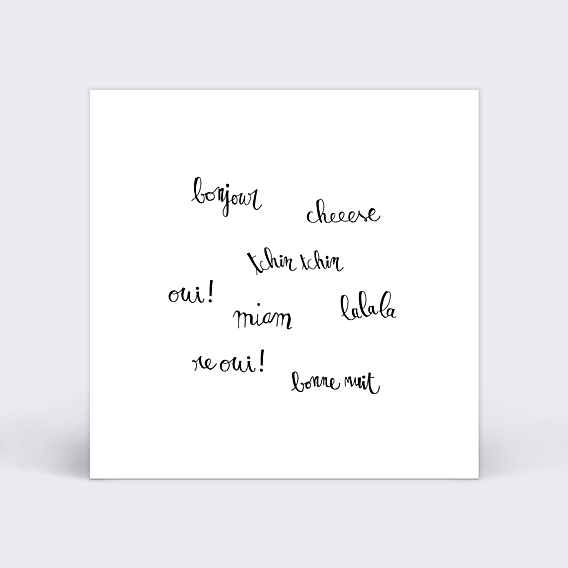 Carton Réponse Mariage Timeline Calligraphie