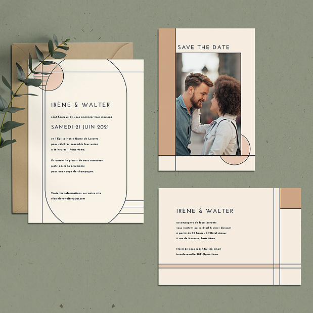 Carton Réponse de Mariage Mister M Walter
