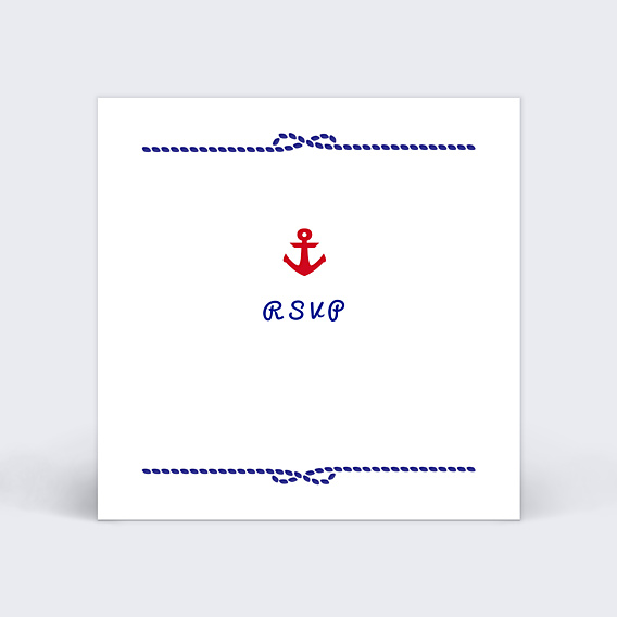 Carton Réponse Mariage Mer