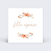 Carton Réponse Mariage Flower of Fall
