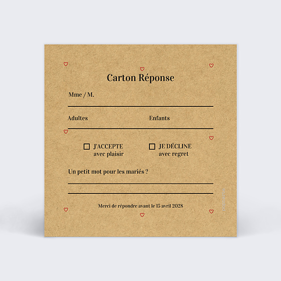 Carton Réponse Mariage Timeline