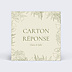 Carton Réponse Mariage Bloom floral