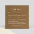 Carton réponse mariage Bohème Verso