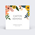 Carton réponse mariage Bouquet Printanier